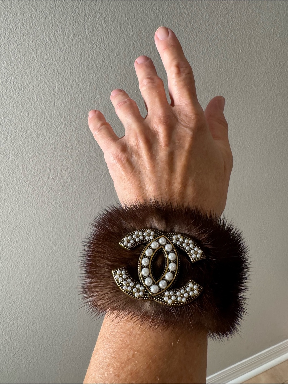Mink Cuff Bracelet